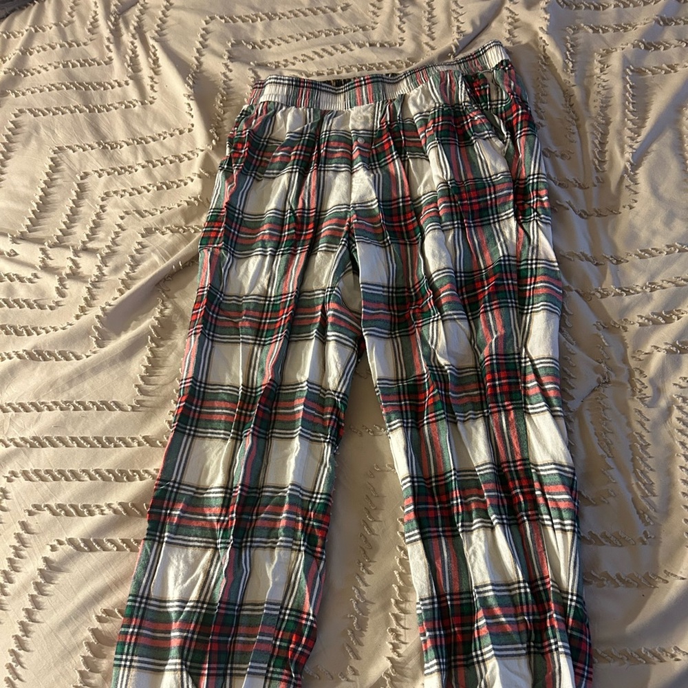 Aerie plaid pajama pants small